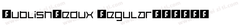 HublishRedux Regular字体转换